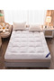 Mattress Pad Cotton Pillow Top Mattress Topper White