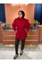 Massi Trench Coat Red - 4