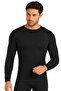 Men's Thermal Top Long Sleeve Thermal Underwear Winter Undershirt Warm Inner Wear - 2
