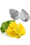 Silicone Mold Leaf Vein Pattern Mold Cake Decoration Sugar Paste Mold 8X6 cm Fondant Mold - 2