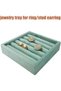 Small Ring Display Tray for Drawer, 5 Slots Earring Organizer - 2