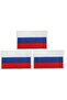 JAVD 3Pack Russia Flag Patch, Russian Tactical Embroidery Patch for Hats, Bags, Jackets, Clothes - Team Military Patch