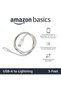 كابل شحن آيفون، من النايلون، USB نوع A إلى لايتنينج، معتمد من MFi، لهاتف آبل آيفون 1 - 2
