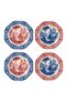 Florina 27 cm 4-Piece Plate Set