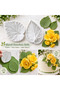 Silicone Mold Leaf Vein Pattern Mold Cake Decoration Sugar Paste Mold 8X6 cm Fondant Mold