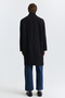 High Collar Metal Buttoned Trench Coat - 5