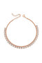 Silver Zircon Stone Rose Anklet