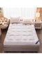 Bedding Fitted Full Mattress Pad Super Soft 100% Microfiber Cooling Breathable Fluffy Soft Mattress Pad Mattress Topper Mattress Protector
