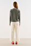 Crochet Tricot Cardigan Anthracite - 6