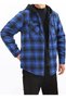 ZENTHACE Mens Sherpa Lined Full Zip Check Jacket - 6