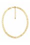 Oval Sequin Row Gold Necklace