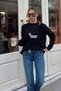 Embroidery Detailed Casual Knitwear Women's Sweater - 4