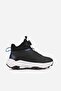 Boy's Black Blue Winter Sports Shoes High-Top Thick Soled Sneaker - 2