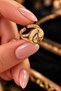 Women's Copper Ring with Text Pattern, Minimal Adjustable Copper Ring - 4