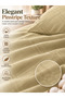 Bedsheet Set, Beige Pinstripe Pattern, 100% Cotton, 125 GSM - 3