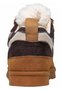 Women's Vegan Leather Tan Sneakers - Nocturnal Glow Design - 5