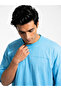 THE PALETTE - Metallic Cyan | Boxy Fit Oversized Tee - 4