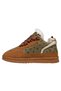 Women's Vegan Leather Tan Sneakers - I Dreamed a Dream Design - 6