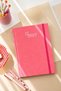 2027 Textured Hard Cover Daily Agenda |   Rubberized, 14X20 cm |   168 Sheets