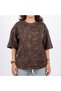 Date Brown - Acid Washed Boxy Fit Oversized Tee - 3