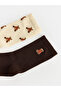 Alita City Lcw Dream Beige Embroidered 2-Pack Women's Socks with a Difference - 2