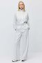 Women's Belted High-Neck Sweatshirt - 8