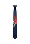 Ataturk Themed Special Design Navy Blue Color Men's Tie 7cm - with Special Box - 3
