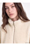 Alita City Lcw Modest Beige Oversize Women's Plush Coat with a Difference - 3