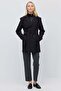Women's Double-Breasted Short Trench Coat - 8
