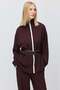 Women's Belted High-Neck Sweatshirt - 4