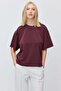 Women's Crew Neck Drop Shoulder T-Shirt - 4
