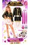 Kpop Huntrix Costume Rumi Mira Zoey Costume - Mira Pink Light Hair - Pink Hair Powder - Face Stone - Kpop Heels Birthday Party Concert Set