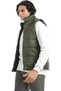 Mens Basic Turtle Neck Bomber Vest VEST - 4