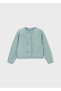 Girl's Mint Green Bow Detailed Cardigan - 2