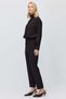 Women's High Waist Cuff Detailed Fabric Pants - 3