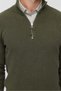 Men's Ribbed Zippered Knit Sweater - 6