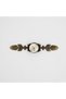 Button Furniture Handle Antique Yellow/White (198-38-D-94) - 2