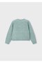 Girl's Mint Green Bow Detailed Cardigan - 3