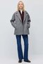 Women's Off-Shoulder Two-Button Oversized Coat - 8