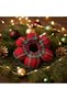 Plaid Fluffy Daisy Scrunchie Rubber Buckle - 2