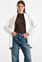 Salaş Soft Fabric Knitwear Cardigan White 8299