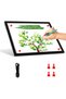 A4 Wireless Battery Powered Light Pad, Portable Cordless Copy Board, LED Light Board Tracing Light B