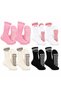 Db Line Non-Slip Yoga Pilates Socks 8-Pack |   Cotton Silicone Sole, Barre Studio Sports - 3
