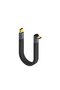 كابل USB C قصير، كابل USB C إلى USB C قصير بقوة 240 واط، كابل USB C بطول 5 بوصات وسرعة نقل 40 جيجابت في الثانية، كابل USB C بزاوية 90 درجة - 2