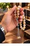 33-Piece 10 mm Natural Citrine Stone Prayer Beads – Sphere Cut Handmade Luxury Men's Prayer Beads Gift - 2