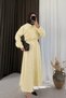 Azalea Zippered Skirt Suit - 3205 - Yellow - 2