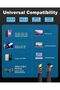 كابل USB C قصير، كابل USB C إلى USB C قصير بقوة 240 واط، كابل USB C بطول 5 بوصات وسرعة نقل 40 جيجابت في الثانية، كابل USB C بزاوية 90 درجة - 4