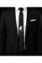 Ataturk Portrait and Signature Special Design Matte Men's Tie - 7cm (Special Boxed) Digital Printing - 3
