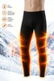 Men's Thermal Leggings Heat Retaining Warm Winter Underwear Leggings Stretchy Comfortable Thermal Bottoms