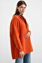 Salaş Soft Fabric Knitwear Cardigan Oranj 8299 - 5